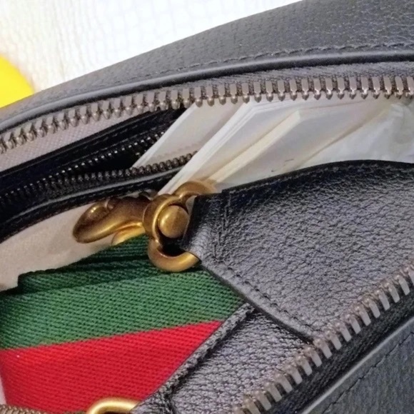 💋 Adidas x Gucci COLLAB Blue Crystal Canvas Shoulder Bag - Picture 7 of 15